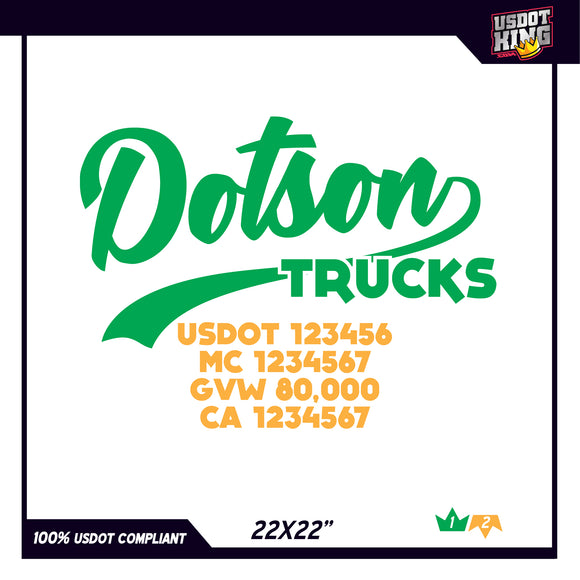 Truck Door Company Decal