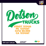 Truck Door Company Decal