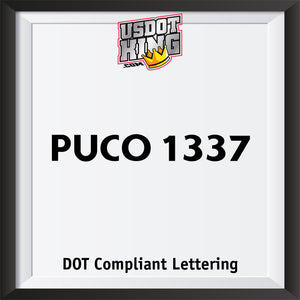 puco number decal