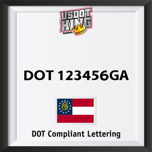 usdot decal georgia 