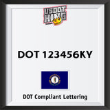 usdot decal kentucky