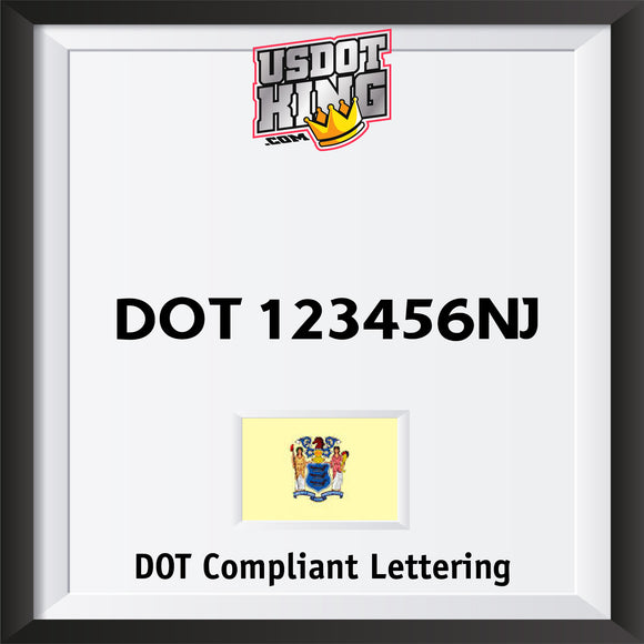 usdot decal new jersey