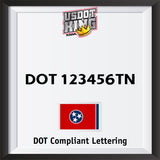 usdot decal Tennessee