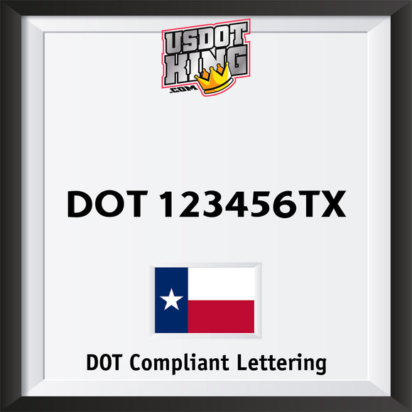 usdot decal texas