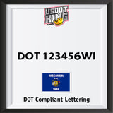 usdot decal Wisconsin