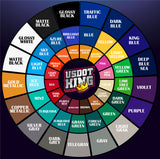 usdot king color chart