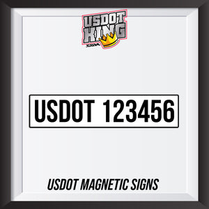 usdot number magnet